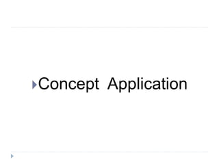 Concept Application 
 