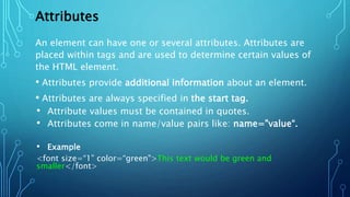 Basic HTML | PPTX