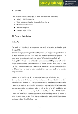 A Project Paper On Smart Gym Management System | PDF
