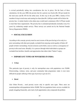 POVERTY IN INDIA | PDF