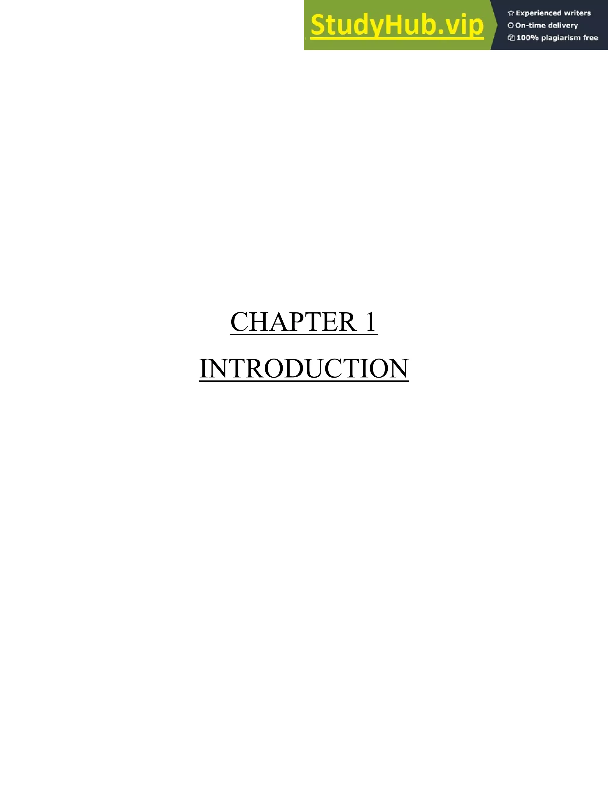 CHAPTER 1
INTRODUCTION
 