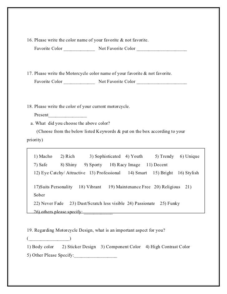 survey template word 2010