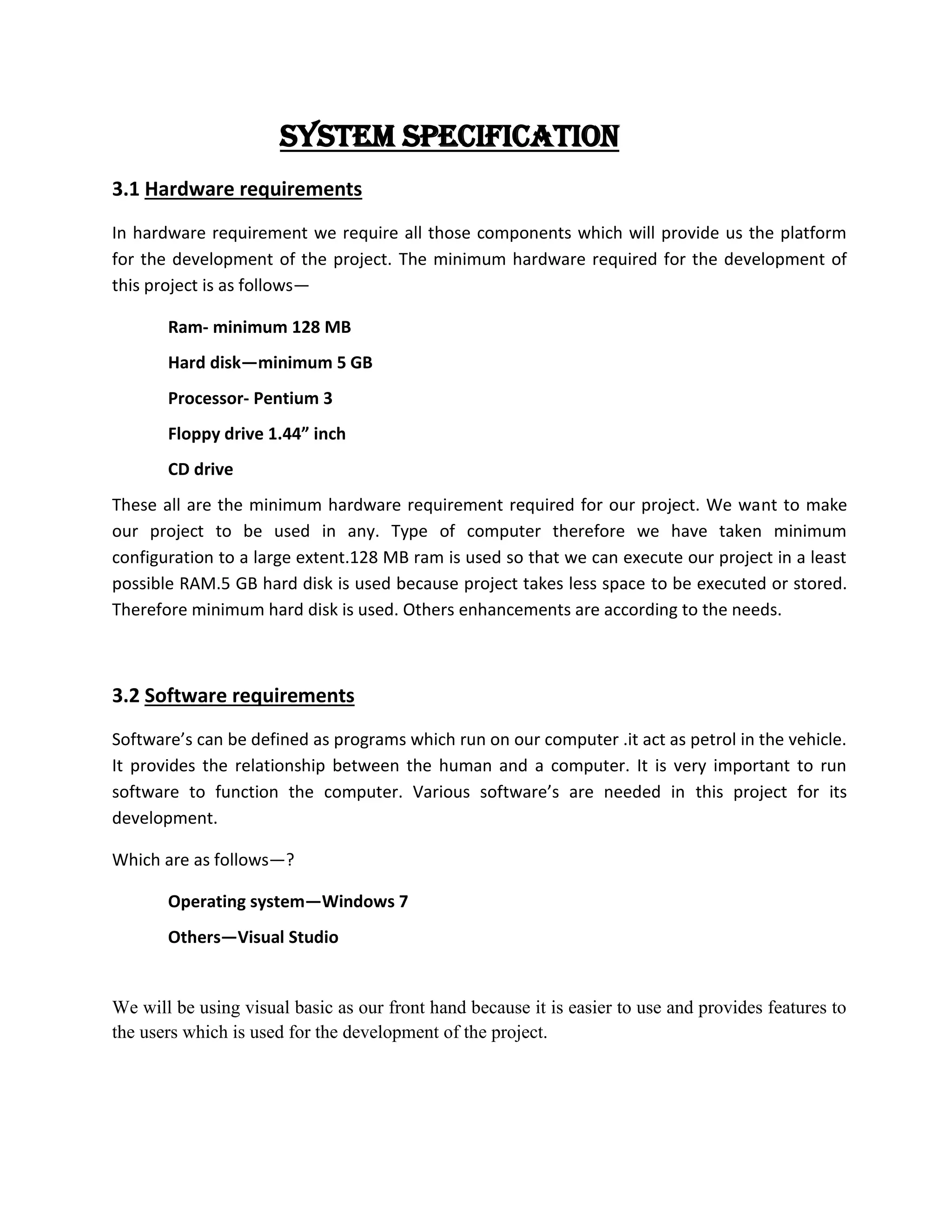 A project report on chat application | PDF