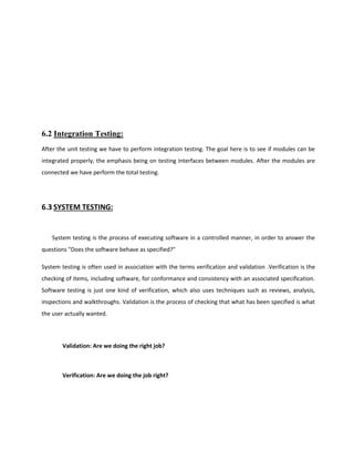 A project report on chat application | PDF