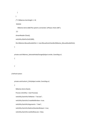 A project report on chat application | PDF