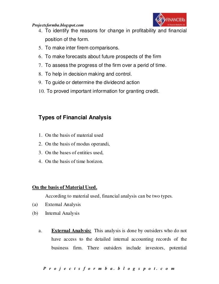 Case studies for financial analysis of indian companies