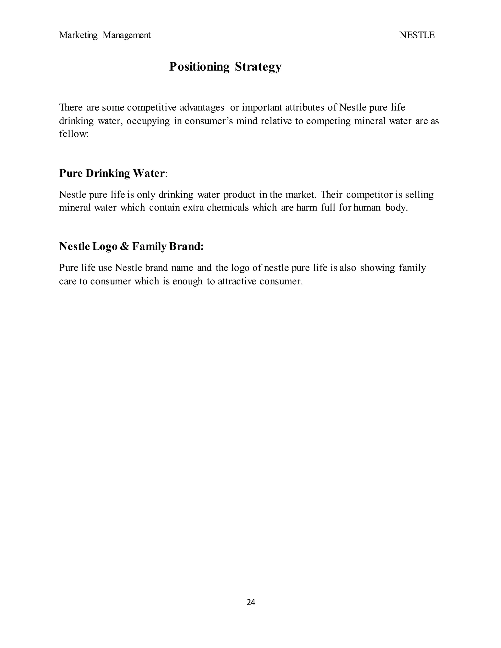 A project report on nestle docx