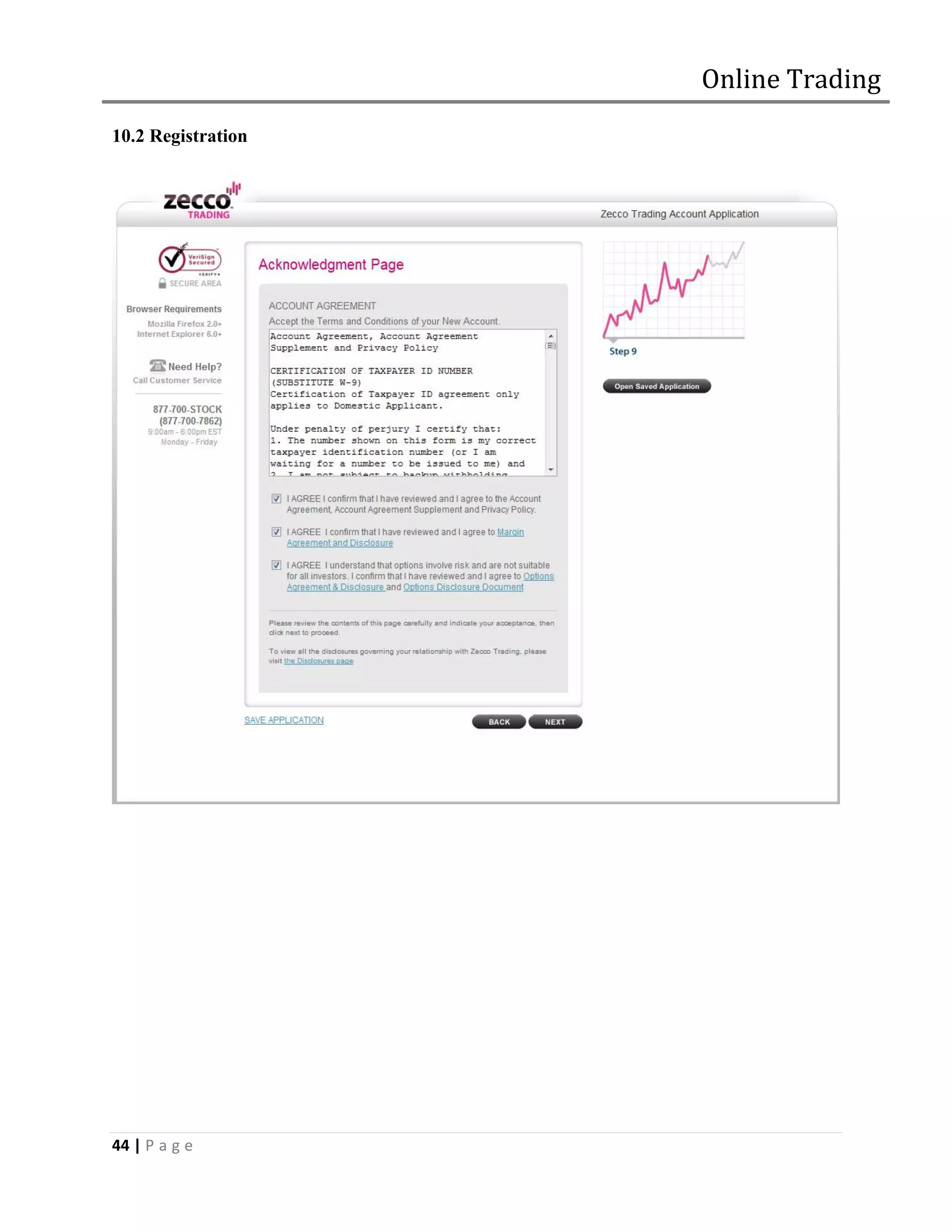 Online Trading
10.2 Registration




44 | P a g e
 