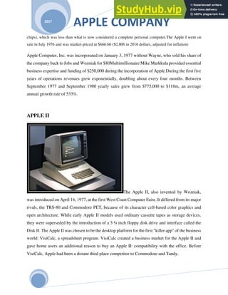A PROJECT REPORT ON quot APPLE COMPANY quot.pdf