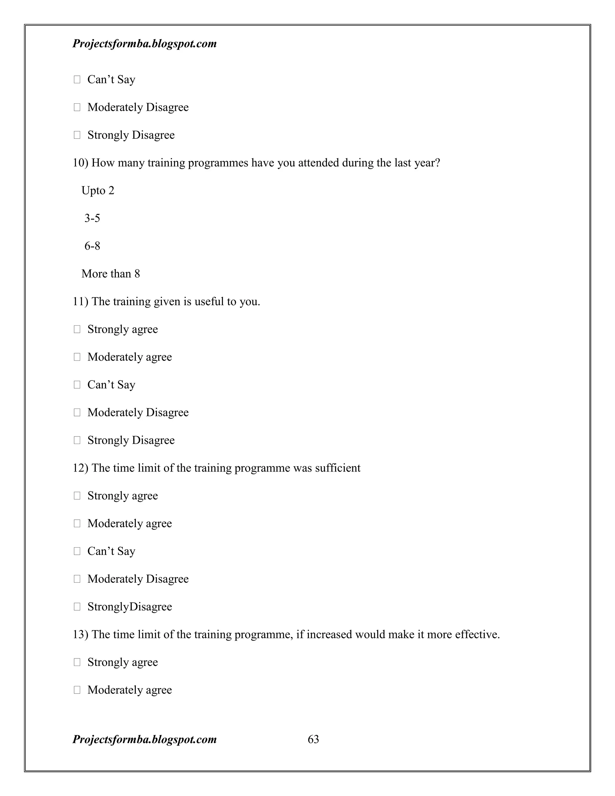 A project report on training and development with reference to hal
