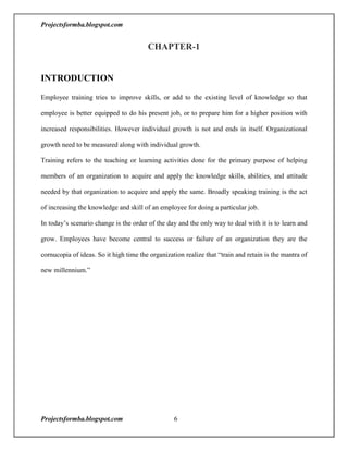 Training & Development