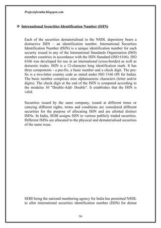 A project report on unicon securities ltd. | DOC