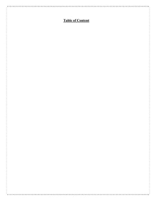 Table of Content
 