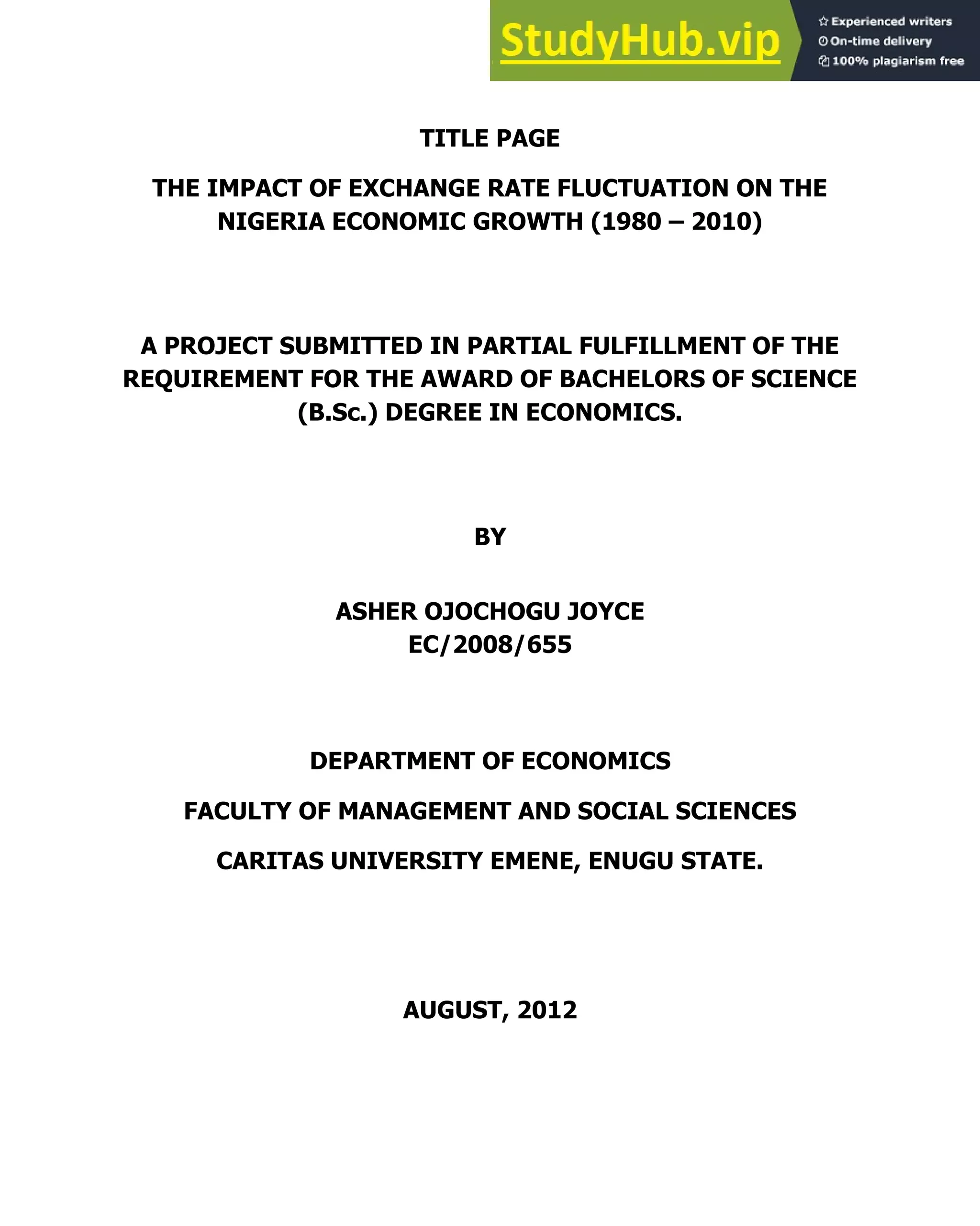 A PROJECT SUBMITTED IN PARTIAL FULFILLMENT OF THE REQUIREMENT FOR THE ...