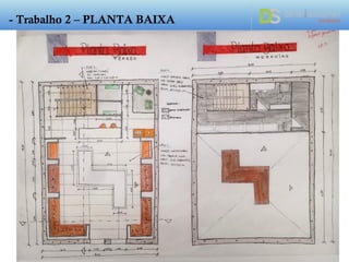- Trabalho 2 – PLANTA BAIXA
 