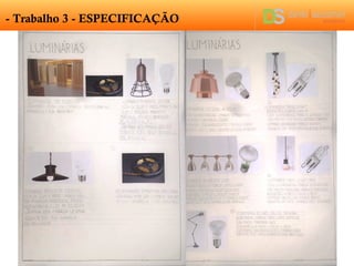 - Trabalho 3 - ESPECIFICAÇÃO
 