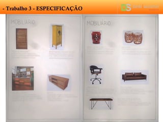 - Trabalho 3 - ESPECIFICAÇÃO
 