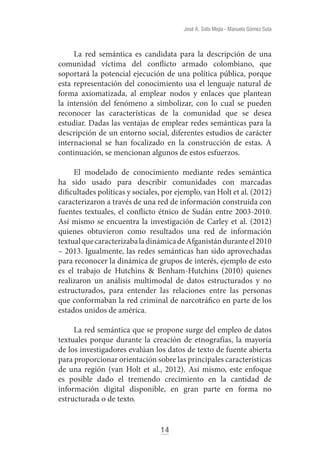 16
José A. Soto Mejía - Manuela Gómez Suta
La calidad de los conceptos identificados mediante
la ponderación de términos e...