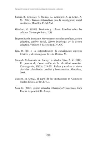 Apropiacion social del conocimiento investigacion innovacion y extension.pdf