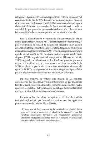23
Apropiación social del conocimiento investigación, innovación y extensión
sufrido violencia sexual, física y feminicidi...