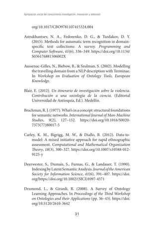 33
Apropiación social del conocimiento investigación, innovación y extensión
van Holt, T., Johnson, J. C., Brinkley, J. D....