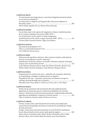 CAPÍTULO CATORCE.
Herramienta computacional para el cálculo de pérdidas técnicas en sistemas
secundarios de distribución /...