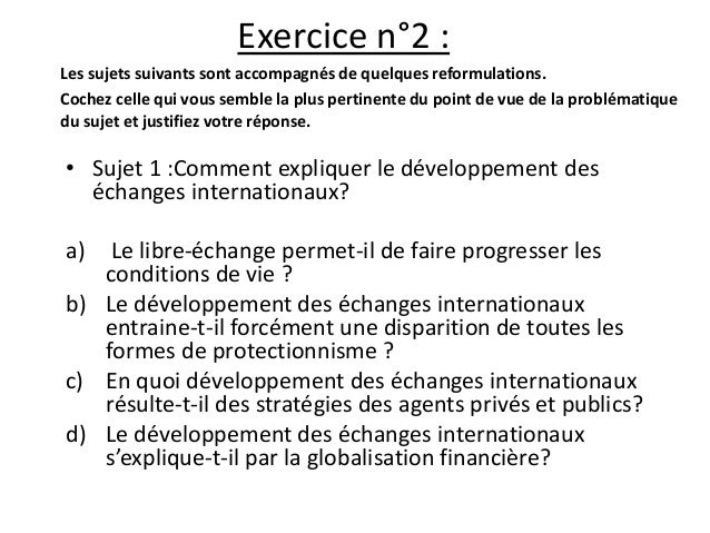 Dissertation globalisation financiere