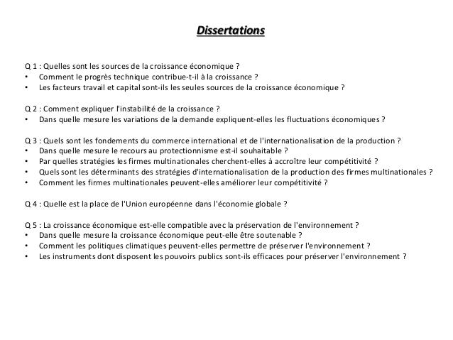 Dissertation - croissance et développement durable - Mémoires Gratuits - Ramy