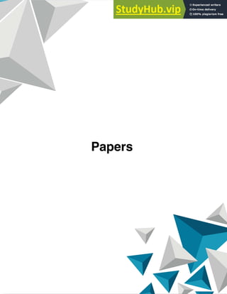 Papers
 