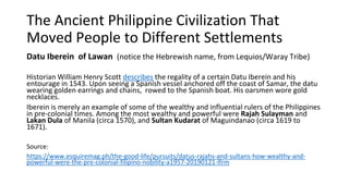 A Proposed Principalia Theory of Austronesian Inter Migration | PPTX