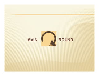 MAIN   ROUND




               11
 