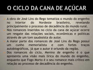 O enredo é centrado nas digressões do protagonista, João Miramar, um intelectual burguês que morou em Paris e no retorno ao Brasil procurar refletir sobre vários aspectos da cultura brasileira e europeia.