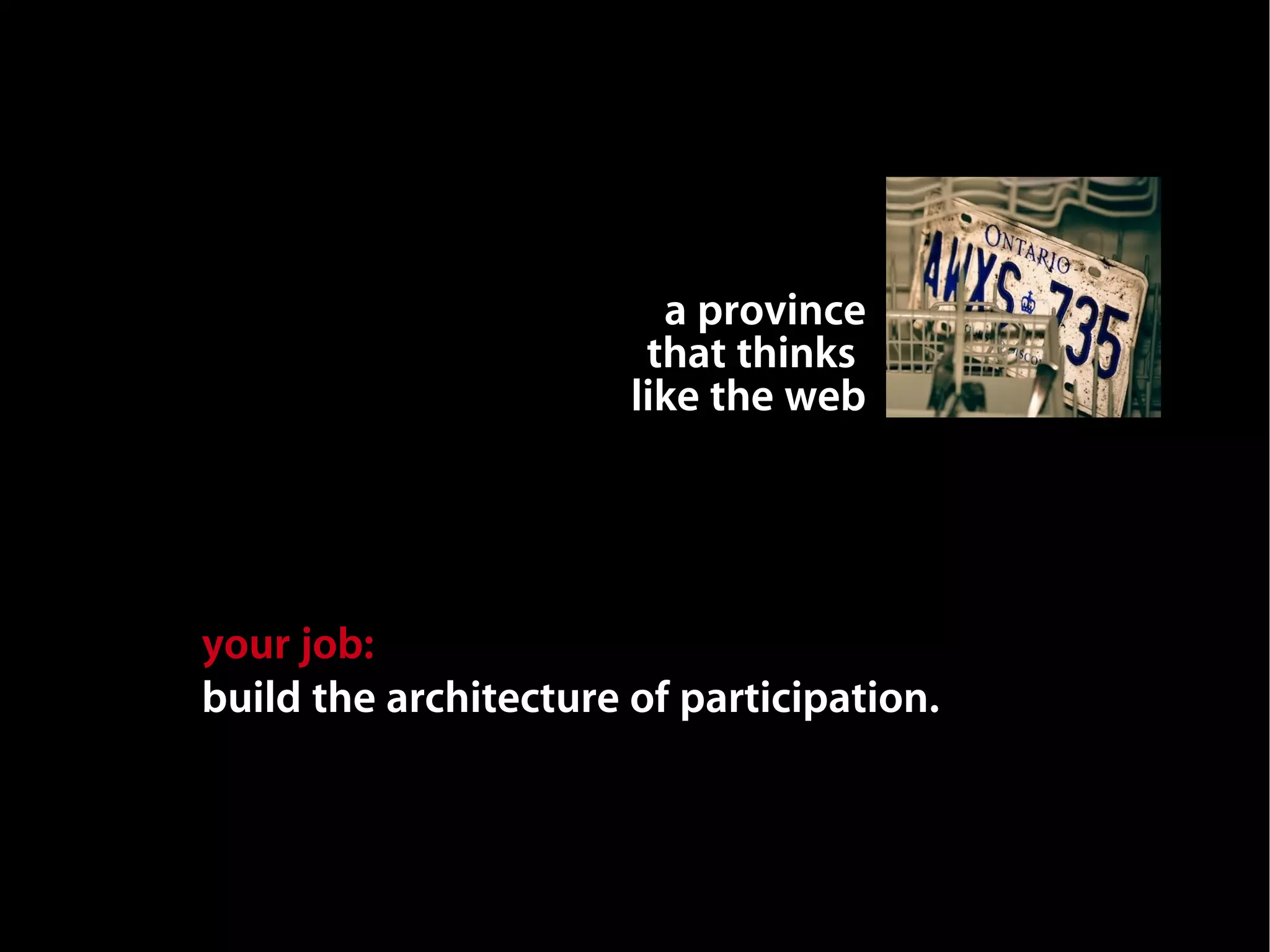 A Province That Thinks Like the Web