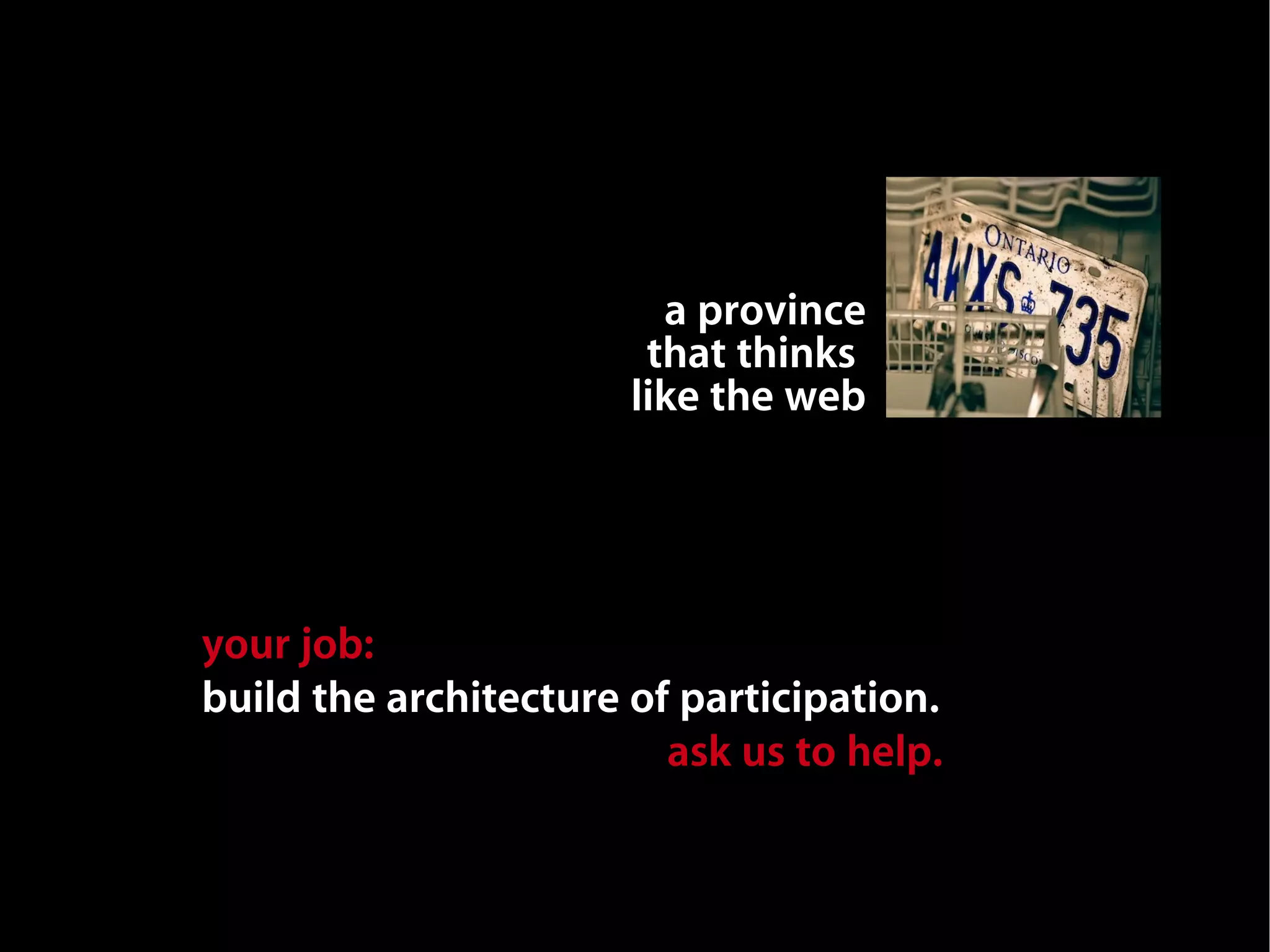 A Province That Thinks Like the Web