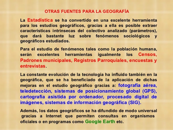 Aproximación al conocimiento geográfico tema 1