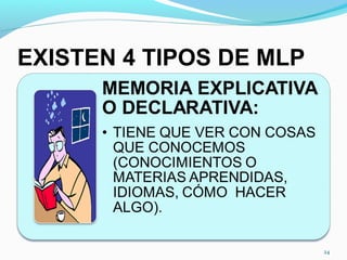 EXISTEN 4 TIPOS DE MLP
24
 