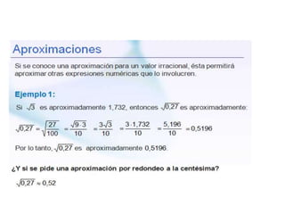 Aproximaciones y redondeo