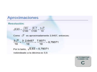 Aproximaciones y redondeo