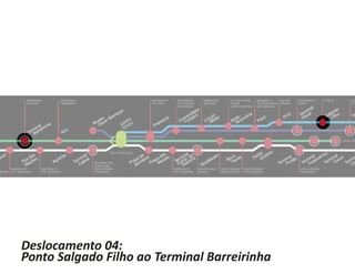 Deslocamento 04:
Ponto Salgado Filho ao Terminal Barreirinha
 