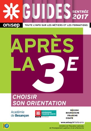 RENTRÉE
2017
TOUTE L'INFO SUR LES MÉTIERS ET LES FORMATIONS
ministère de l’Éducation nationale,
de l’Enseignement supérieu...