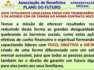 Associação de Benefícios Plano do Futuro 