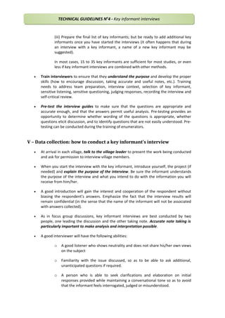 APR Workshop 2010-M&E-TG4 key informant interviews | DOC