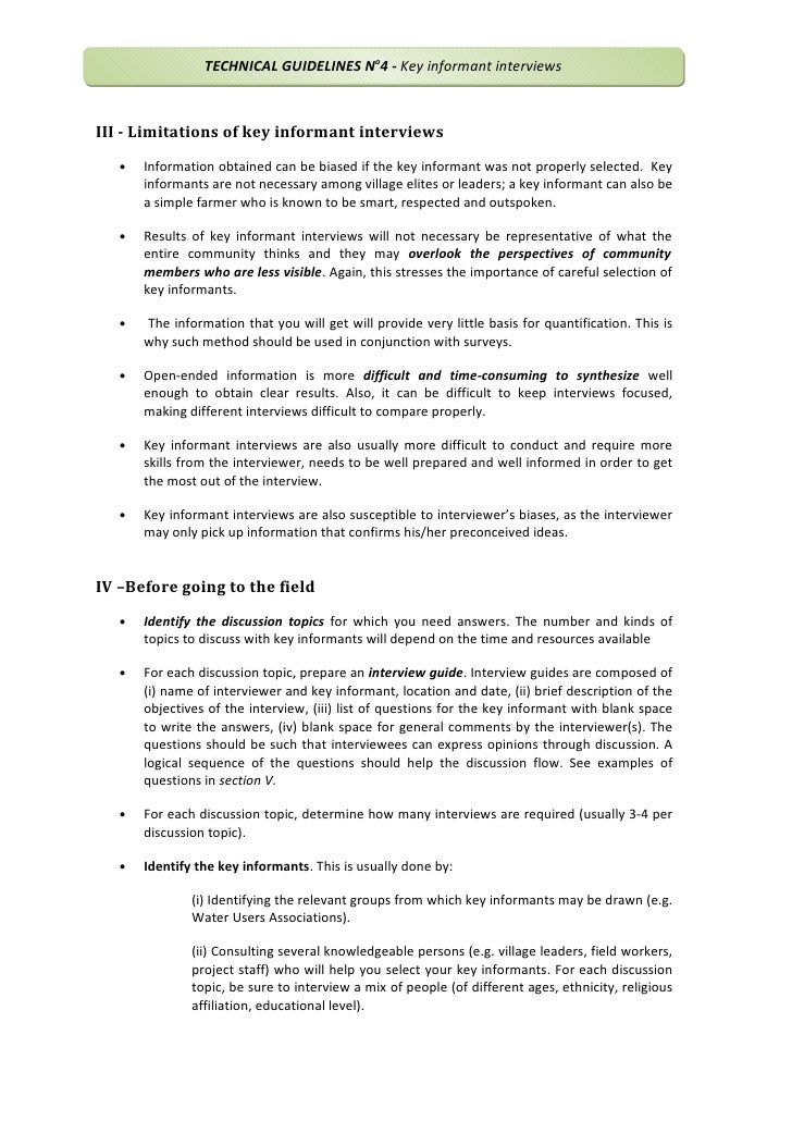 APR Workshop 2010-M&E-TG4 key informant interviews