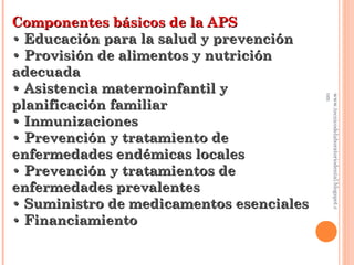 Atencion primaria de la Salud | PPS