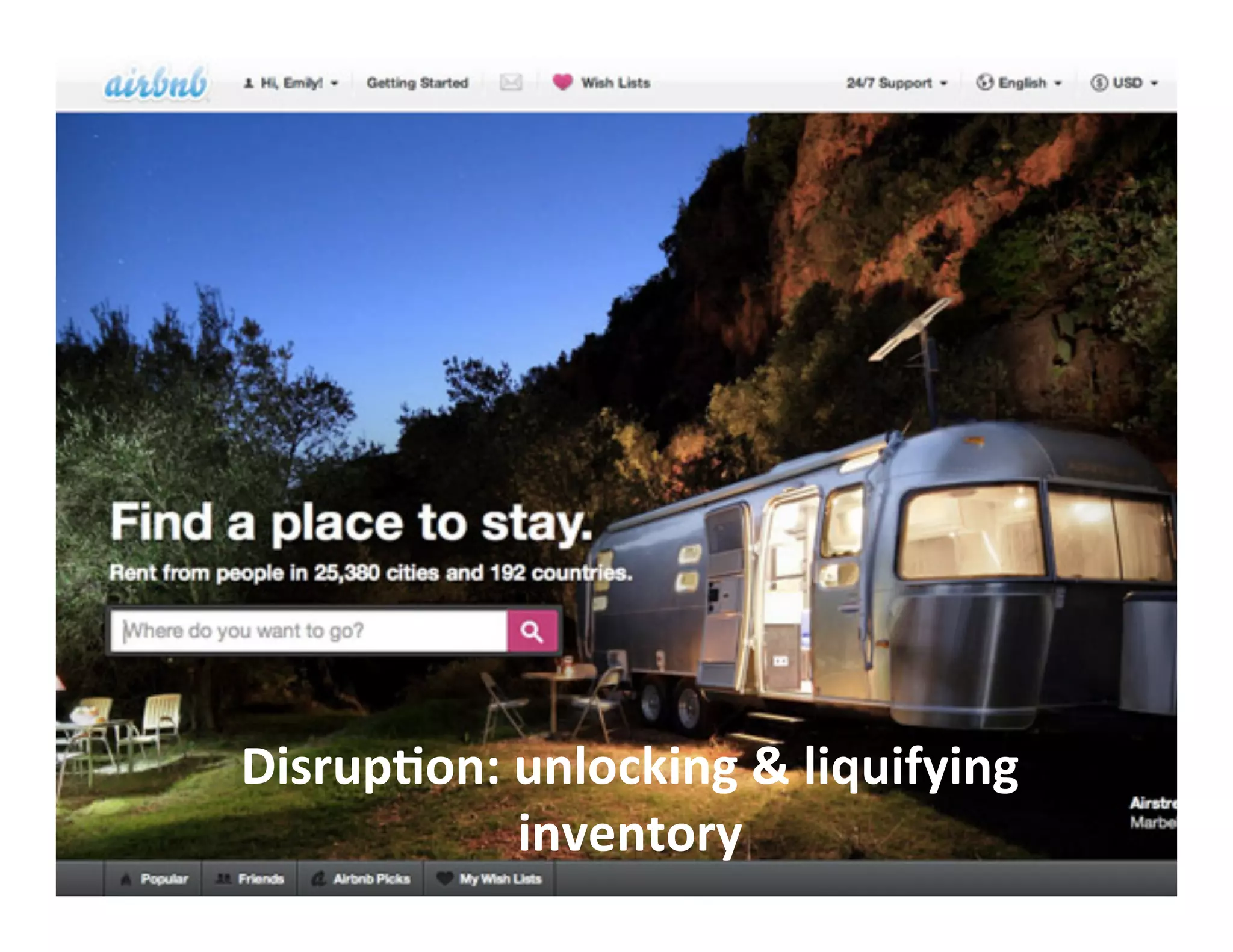 Disrup'on:
unlocking
&
liquifying
inventory