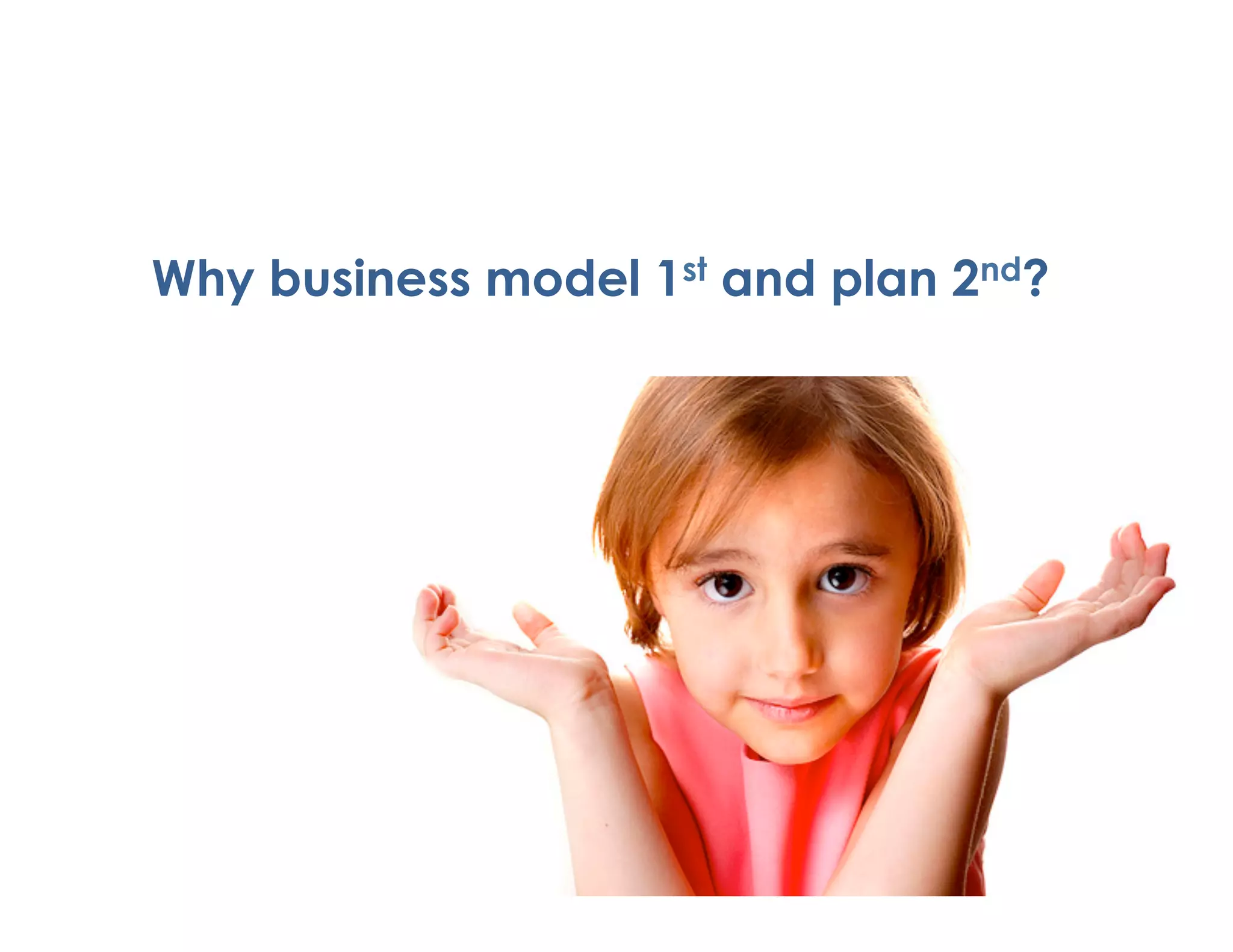 Why business model 1st and plan 2nd?
7
 