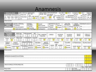 Anamnesis
 