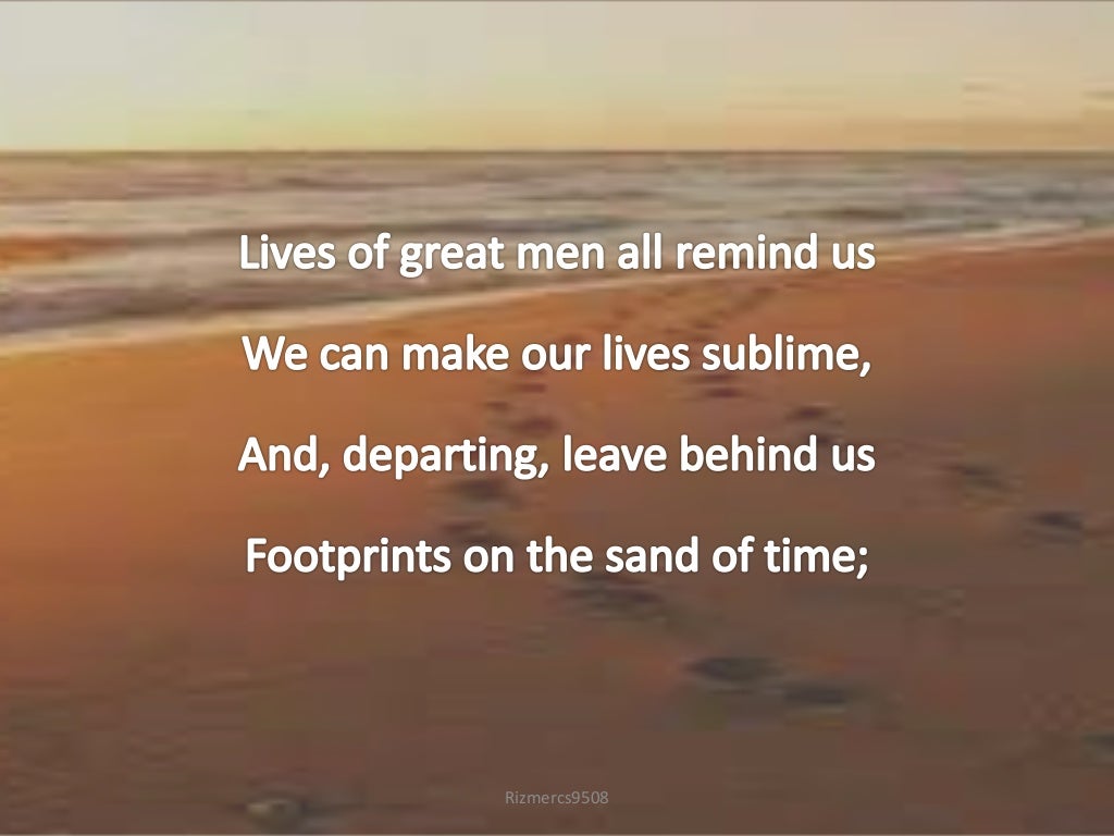 A psalm of life