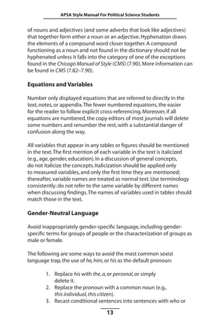 APSA Style Guide | PDF