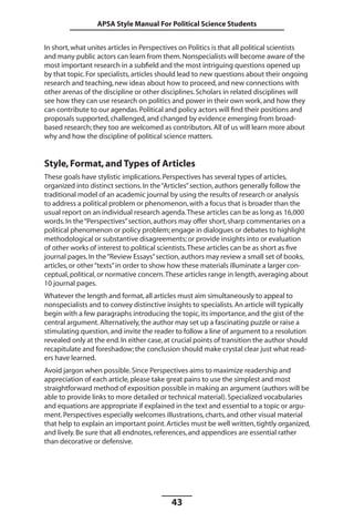 APSA Style Guide | PDF